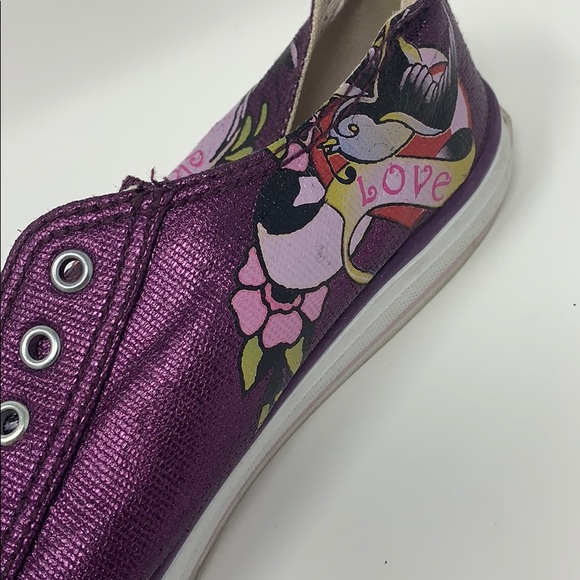 Purple bling woman’s gym shoe; good condition - Picture 12 of 16